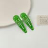 10Pcs/lot Macaron Candy Color Waterdrop Shape 5cm BB Hair Clips Girls Kids Hairpins Barrettes Headwear Accessories For Women