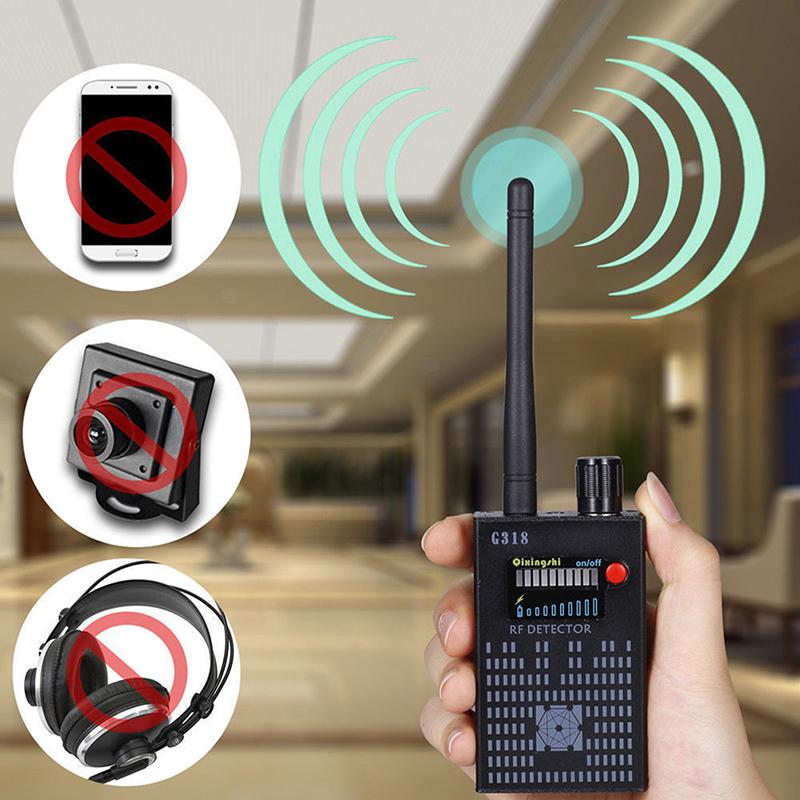 5.8GHz Wireless Anti-Spy RF Signal Bug Detector Hidden Cameras Laser Lens Finder