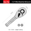 1/4 3/8 1/2 Inch Drive Ratchet Wrench 72 Tooth Dual Head Wrench Torque Wrench Tool  Mechanical Work