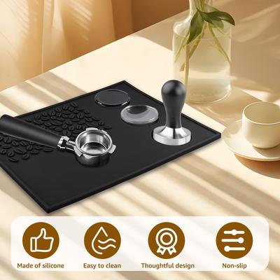 Coffee Tamper Mat Nonslip Silicone Press Powder Pad Espresso Coffee Tamping Rest Holder Tools Reusable Coffee Tamping Mats