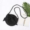 Round Straw Bag Handbags Women Summer Rattan Bag Handmade Woven Beach Circle Bohemia Handbag New Fashion 2025 New Gift