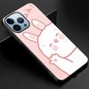 Cartoon Cute Bear Phone Case For Iphone 14 13 11 12 Pro Max Mini Xs Xr X 7 8 6s Plus Se 2022 Tempered Glass Protection Shell