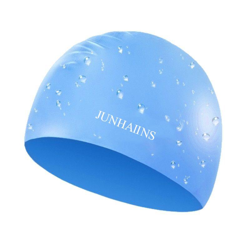 Professional PU Silicone Swimming Cap Set for Men Women Comfortable Waterproof Adult Non-Tightening Swim Cap