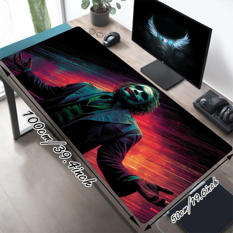 Joker'S Reign Xl Gaming Mouse Pad Nonslip Rubber Base Stitched Edge Waterproof Desk Mat For Pc Laptop Gamer Office Computer Accessories C9299