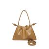 Advanced Women's One Shoulder Diagonal Cross Bag, New High-quality Cloud Bag, Versatile Soft Leather Pleated Handbag