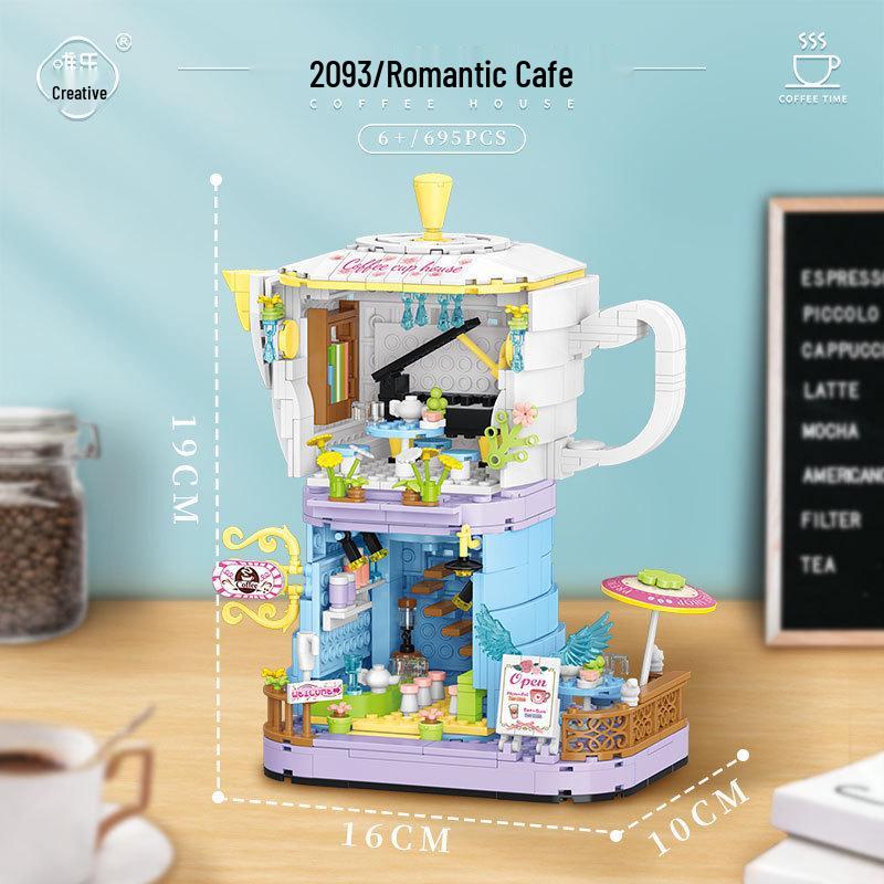 Ferris Wheel & Carousel Music Box: Building Block Toy Gift for Girls, Girlfriends, and Best Friends