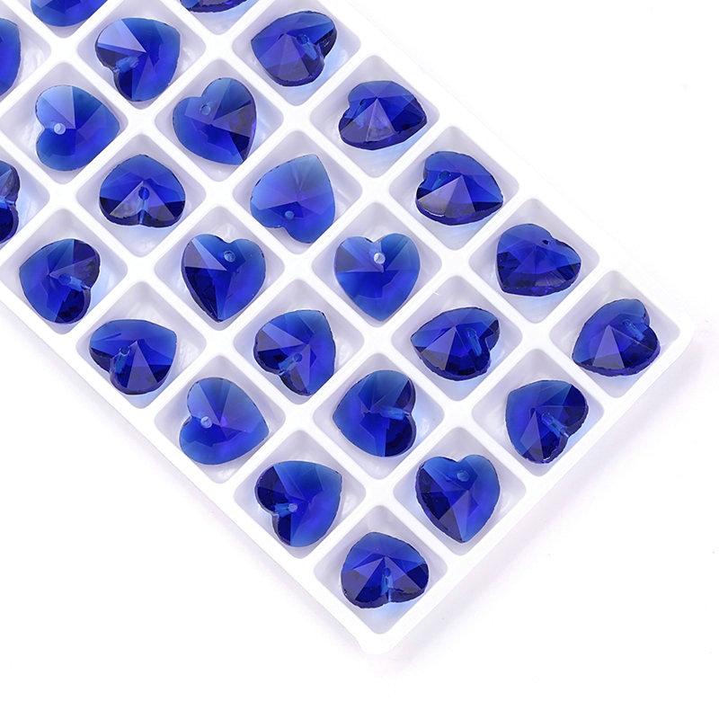 Best Quality 14mm 28pcs/pack 6228 Heart Pendant Austria Charms Crystal Heart Beads Gems for Jewelry Accessories Earring Making