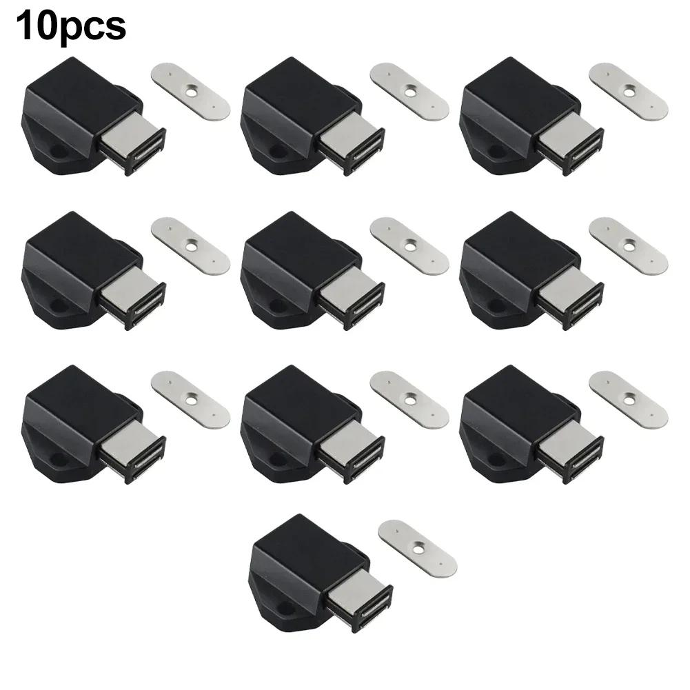 10 Stück Schrankverschlüsse Magnet Türstopper Schranktürschließer Für Schrank Schublade Magnetverschluss Möbelbeschläge