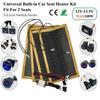 Kit de Încălzire Integrat pentru Scaune Auto 108W Potrivit pentru 2 Scaune, 4 Bucăți Cablu Aliat Universal 12V Plăci de Încălzire cu Sistem de Comutator de Control pe 3 Niveluri