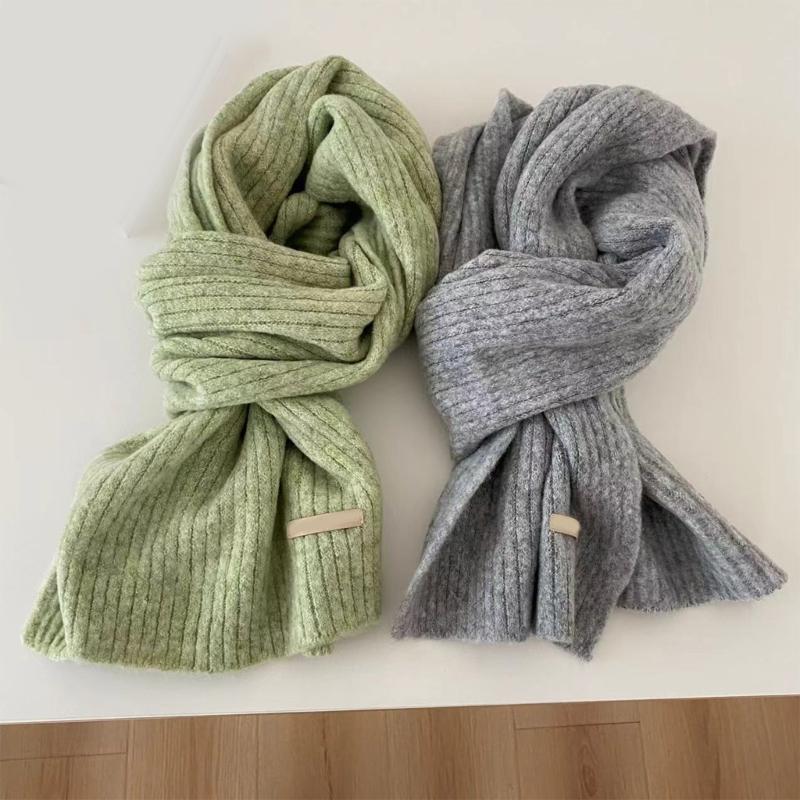 Warm Fashion Scarves Winter Windproof Neckerchief Unisex Breathable Scarf for Casual Wear
