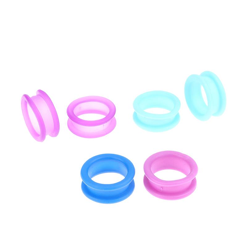 5Pcs Barber Hair Shears Grooming Scissor Protector Cutting Curved Thinning Shears Finger Ring Grip Inserts Ring For Salon Barber