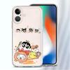 Cartoon Bread Shin Chan Case for iPhone 17 Pro Max 13 Pro 12 Mini XS Max 16 11 Air 15 14 Plus 7 8 XR Soft Phone Cover
