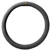 Karim Suede Steering Wheel Car Steering Cover for Standard and Light Interior Yellow Cover, O-Shape, 38cm, Cars, Parts, Non-Slip, Breathable, (Yellow)