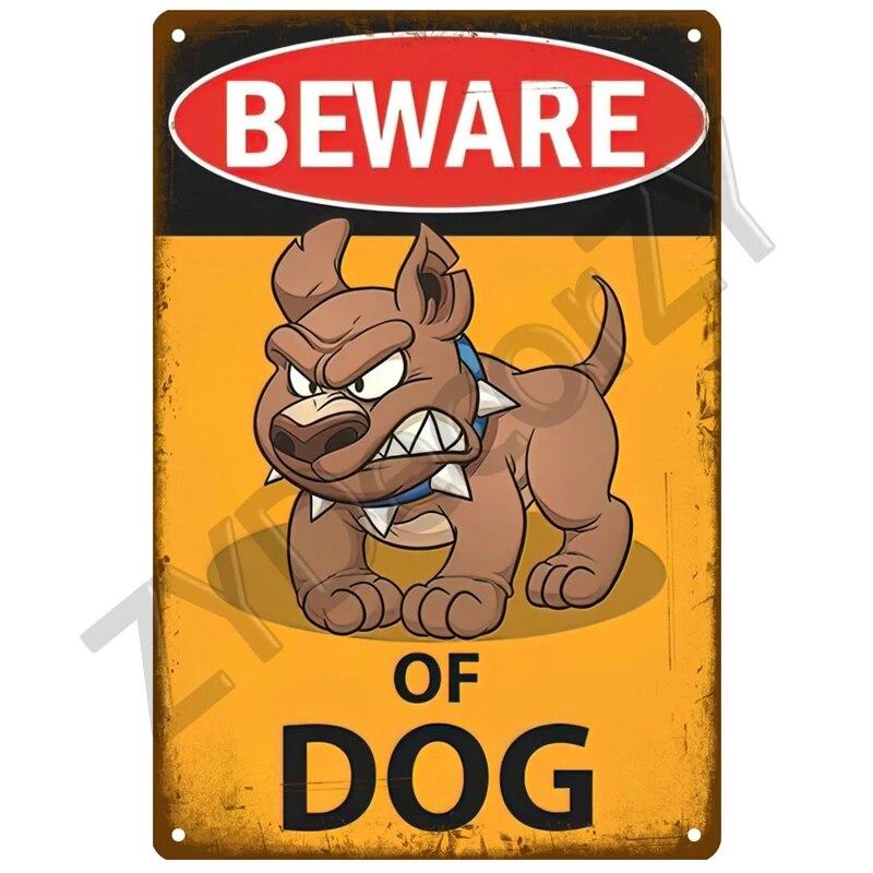 Dachshund Tin Sign Retro Metal Sign Plaque Metal Vintage Aesthetic Home Living Room Wall Decor Posters Decoration Mural Plates