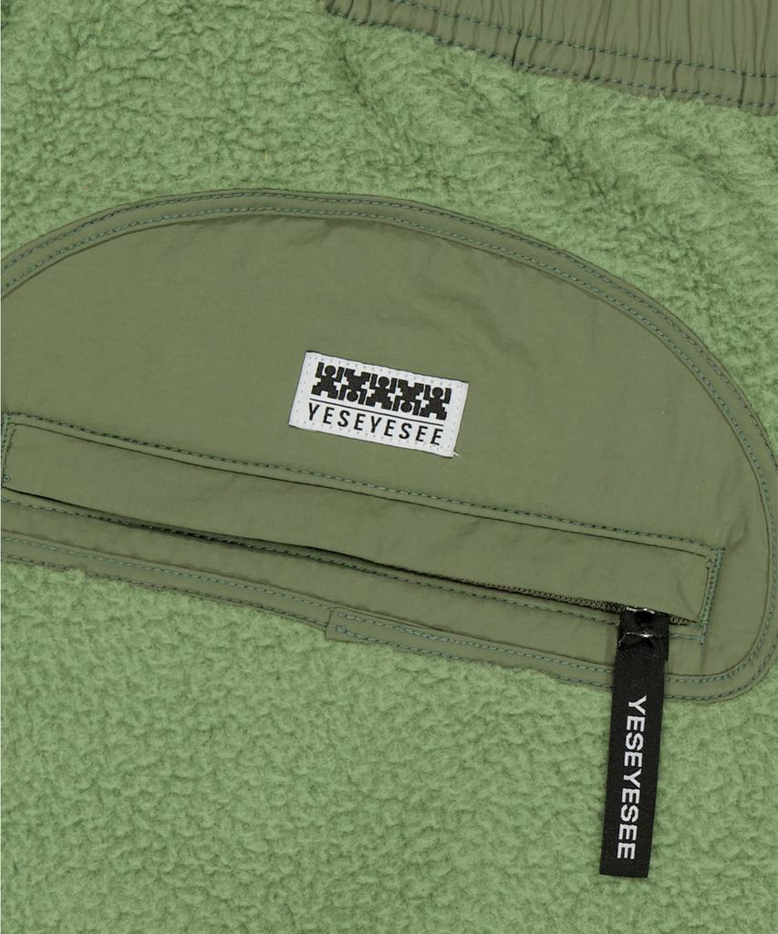 YESEYESEE Boa Fleece Nomadic Pants Sage Green