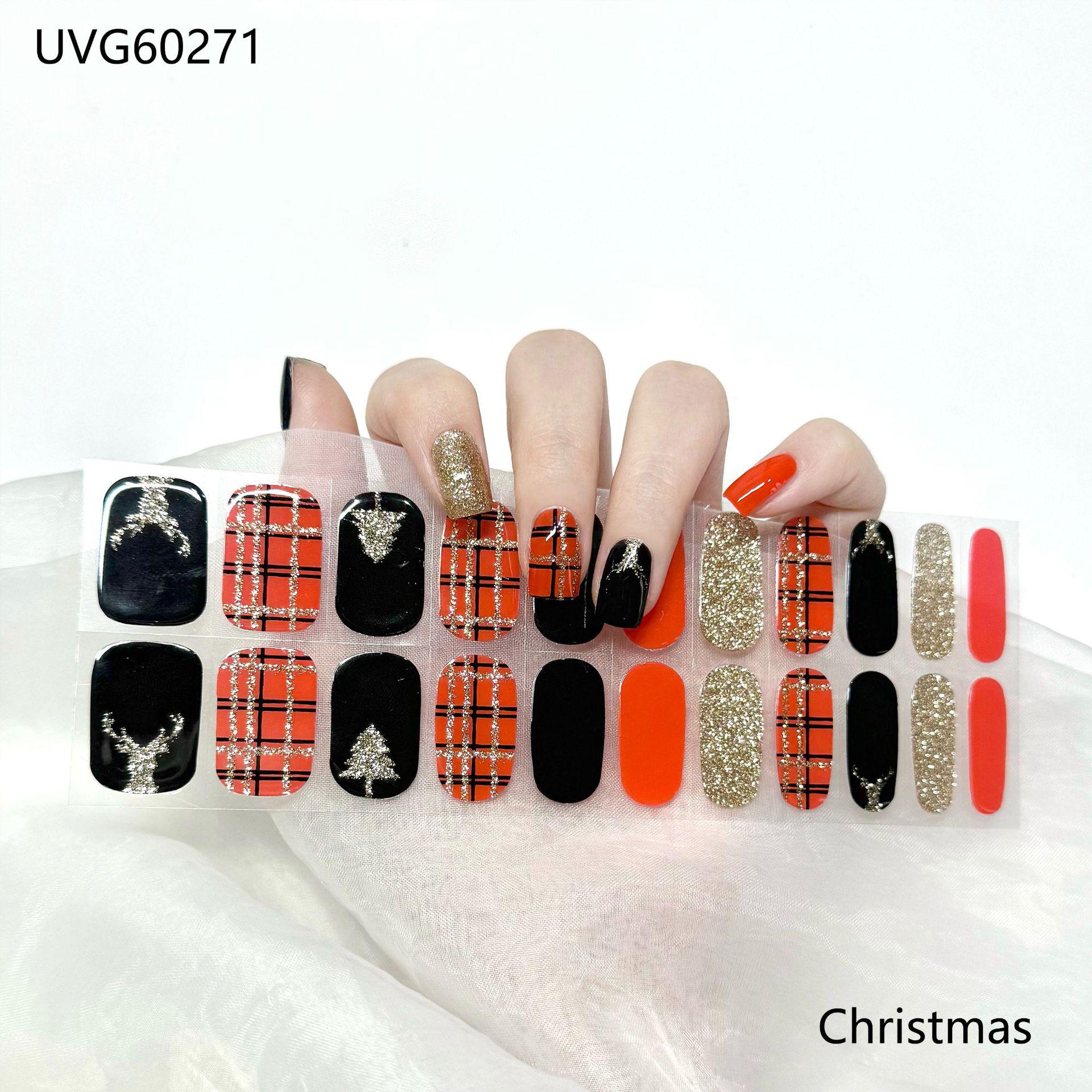 Transparente Nude UV Gel Nagelkunst-Aufkleber: Semi-gehärtete, halbgebackene Maniküre-Folien Normal specifications