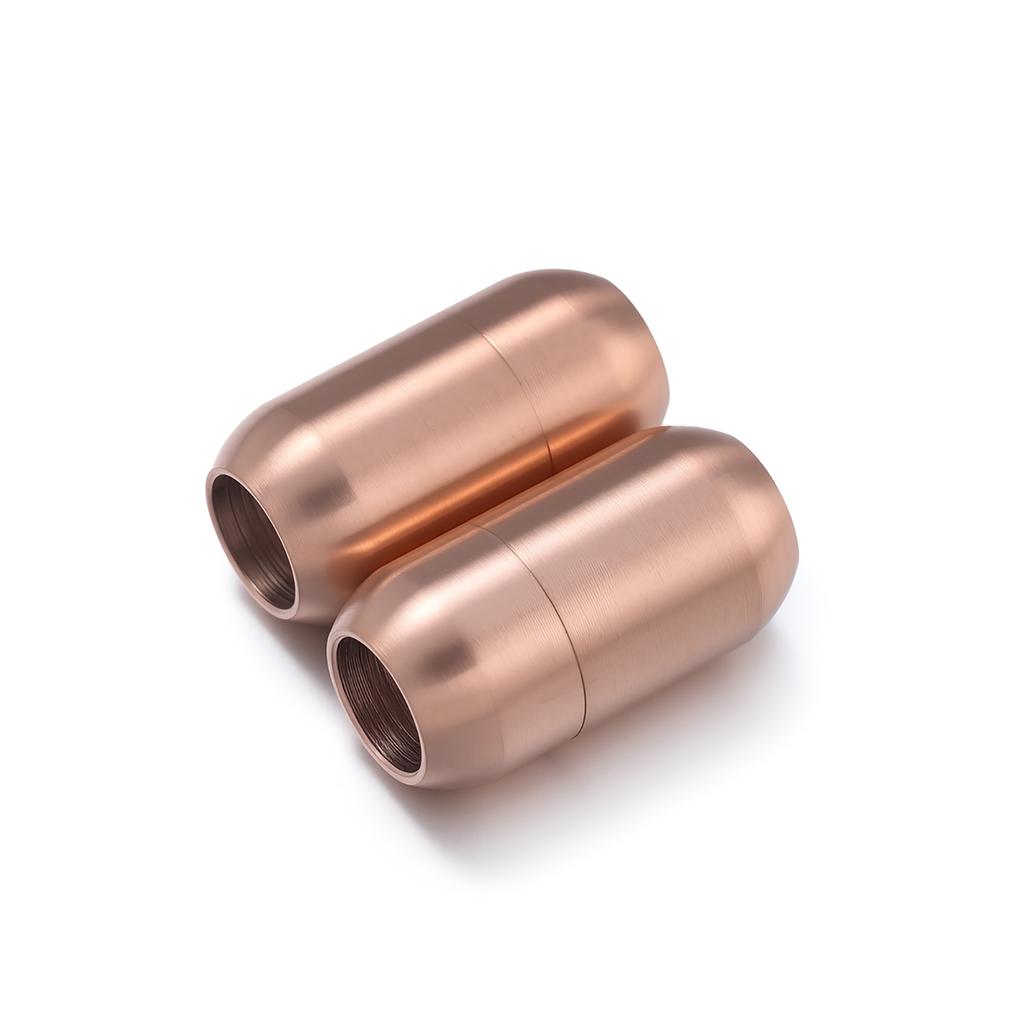 1 Stück Edelstahl 7-12mm Magnetverschlüsse Lederband Armband Magnet Spitze Schnalle Halskette DIY Verbindungsstücke Schmuckherstellung