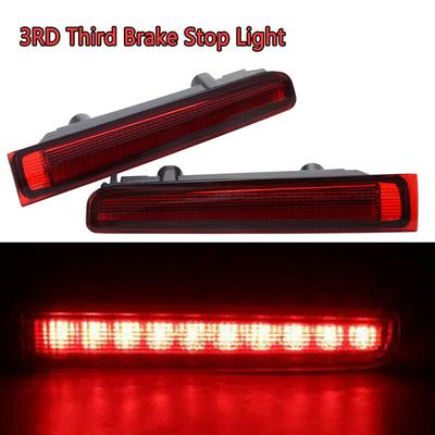 1 Pair Left & Right Red LED High Level Brake Lights Third Rear Tail Bumper Lamps For VW Transporter T5 T6 Barn Door 2003-2016