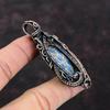 K2 Jasper Pendant Copper Wire Wrapped Pendant Ethnic Style Pendant Gemstone Copper Jewelry Handmade Pendant Elegant Pendant Anniversary Gift