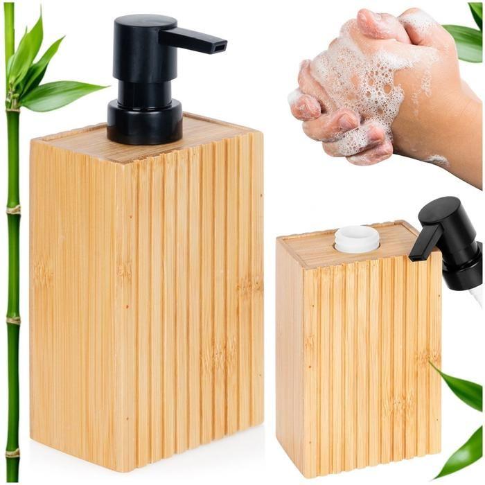 Soap Dispenser - ORION - 280ml - Brown - Sober Design - Plastic