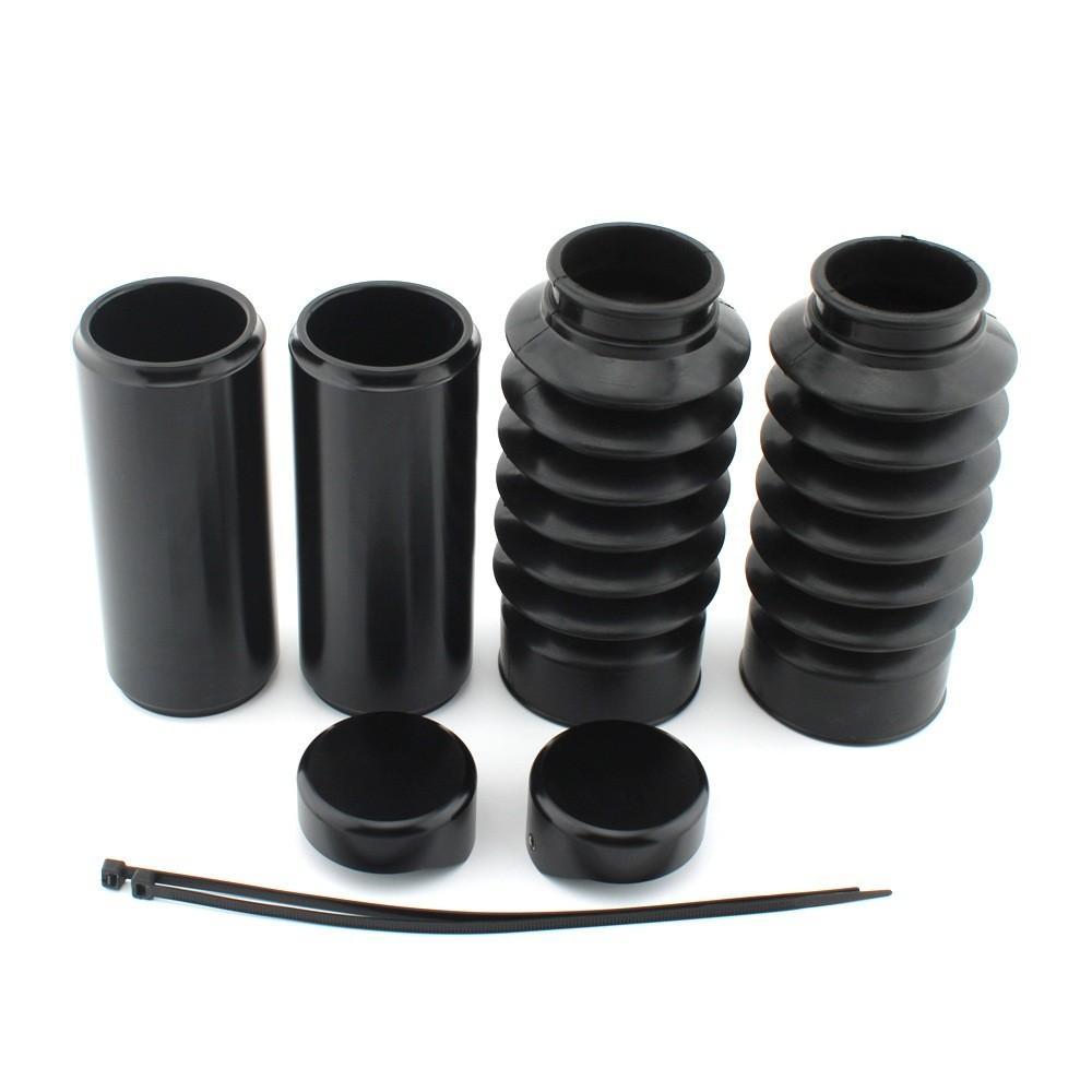 Premium Vorderradgabel Stoßdämpferabdeckung Set Für Harley Breakout 2018 Modell Stilvolles Schwarzes Finish