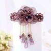 Long Tassels Hairpin Elegant Comfortable Hair Barrette Simple Temperament Hairpin for Special Occasion