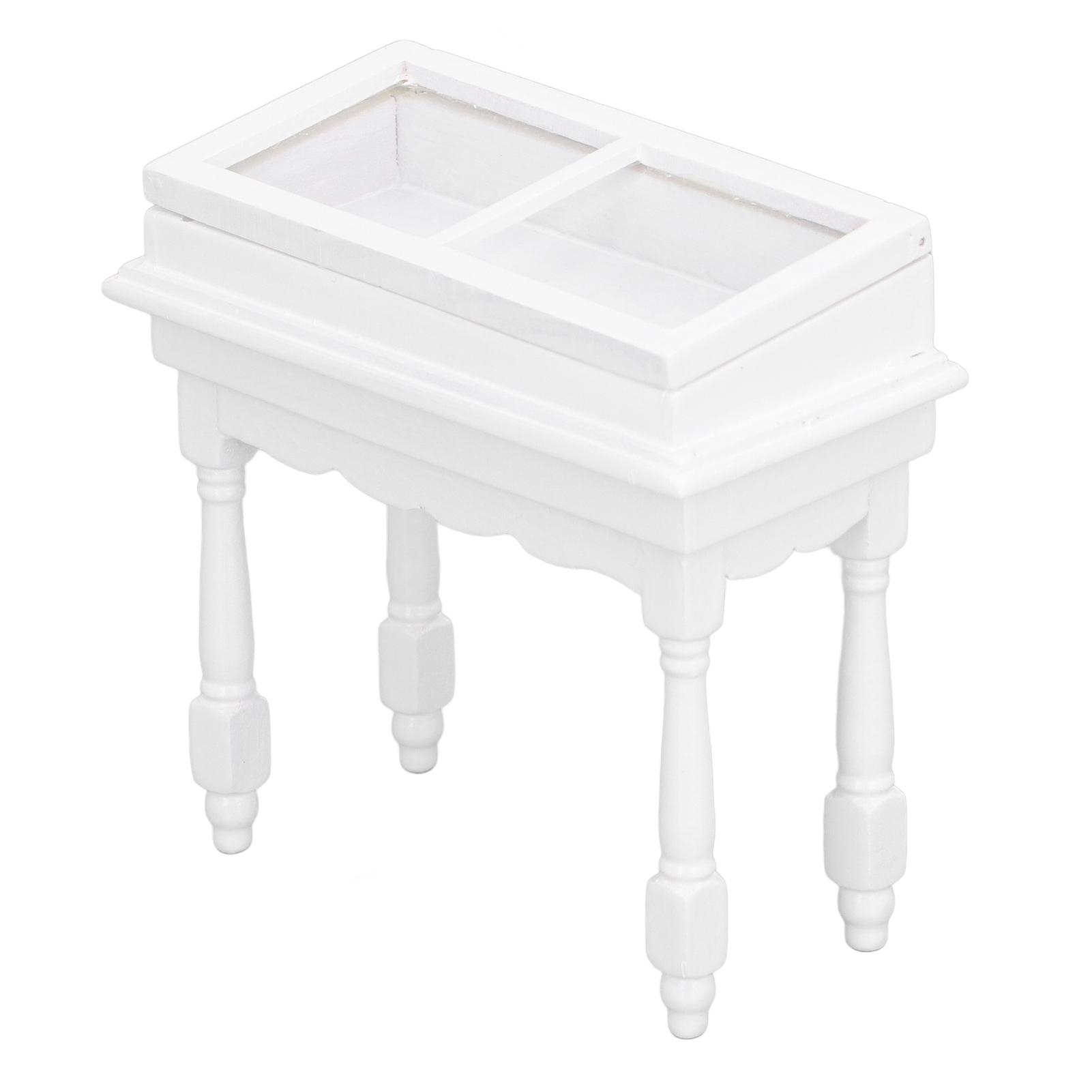 

Miniature Display Cabinet with Top Lid Versatile Compact Wooden Furniture Cabinet for 1Celsius12 s