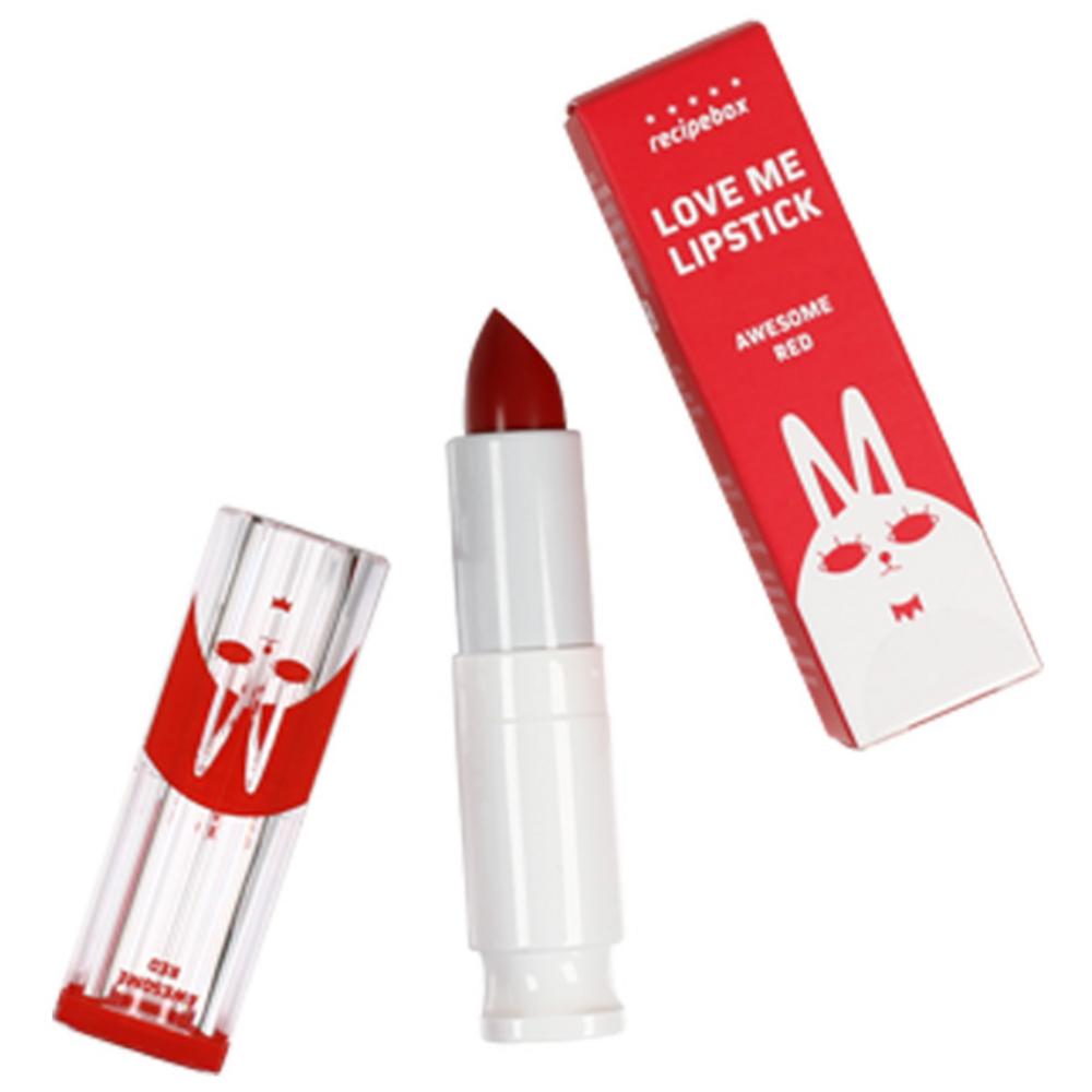 Recipe Box Kids Love Me Lipstick 3.5g Awesome Red 1 pcs