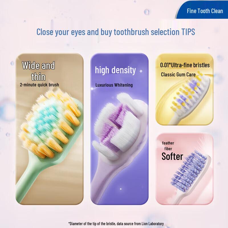 Lion King Fine Tooth Clean Super Spiral Toothbrush 3-Pack