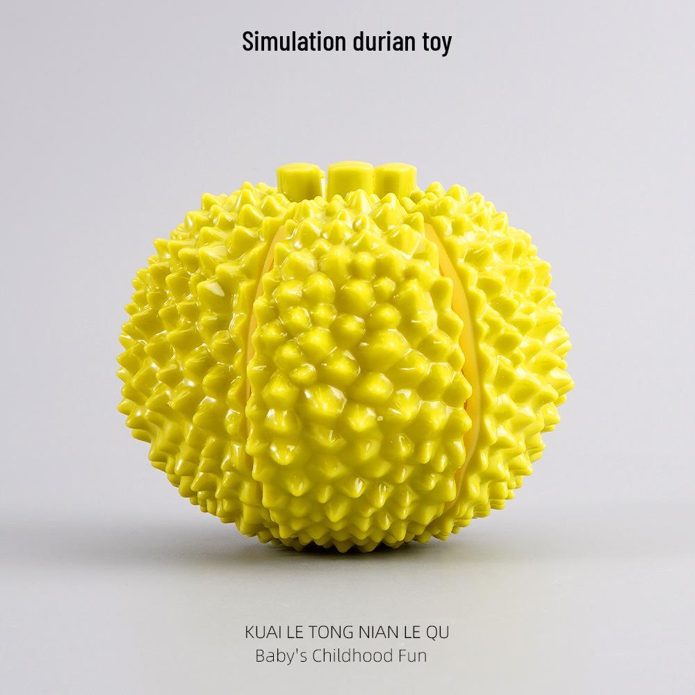 

Simulated Durian Pretend Play Toy for Kids: Peelable Fruit Cutting Set for Early Education