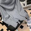 Zipper Sweater Outerwear for Women Spring and Autumn Design Sense Niche Hooded Knitted Cardigan Outerwear Sweater Female Top