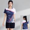 Quick Dry Badminton Set Men Women Breathable Sportswear Tennis Pickleball Volleyball Training Competition Team Uniform