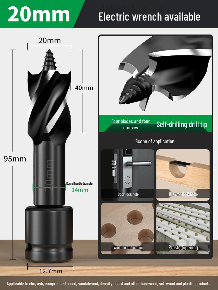 High Hardness Spiral Drill Bit Holder for Woodworking