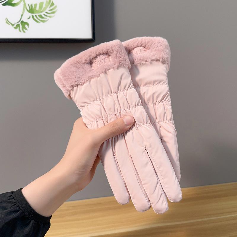 Skihandschuhe, warm, gefüttert und dick, für Herbst und Winter