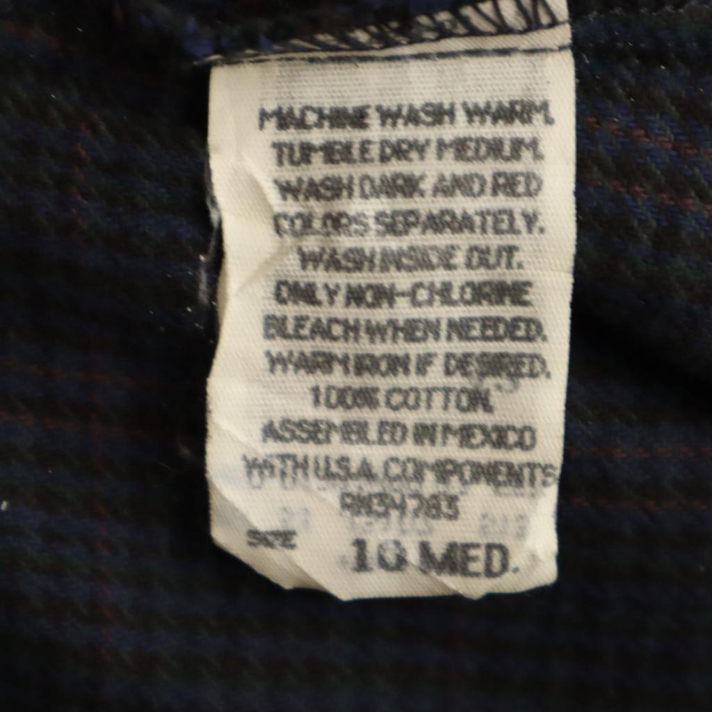 Lee 90s Old Check Pattern Tapered pants 10 charcoal Women Used