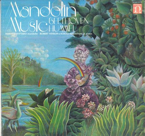 

LP Record MARIA SCIVITTARO, ROBERT VEYRON LAC - Mandolin Music / Beethoven, Hummel H71227 NONESUCH 1969 US Classical Used