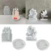 Candle Base Gypsum Mould Cake/Bird Candle Holder Mold Decorative Silicone Ornament Mould Practical Jewelry Tool