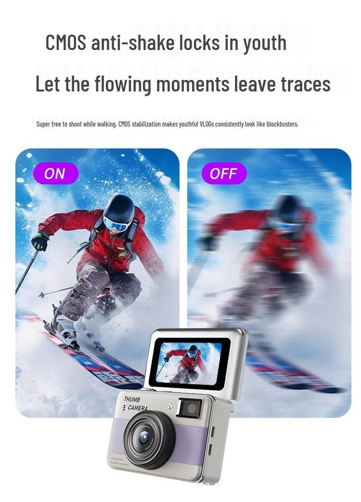 Retro Mini High-Definition Ultra-Clear Thumb-Sized CCD Digital Camera