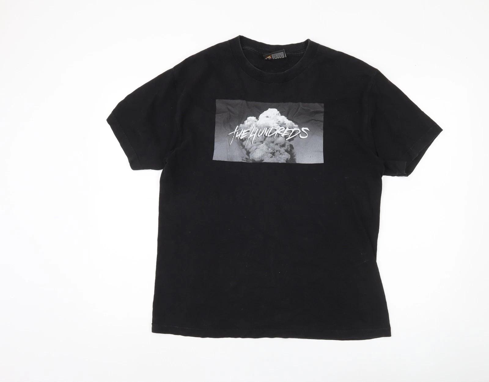 The Hundreds Men s Black Medium Graphic Print T-Shirt 4XL