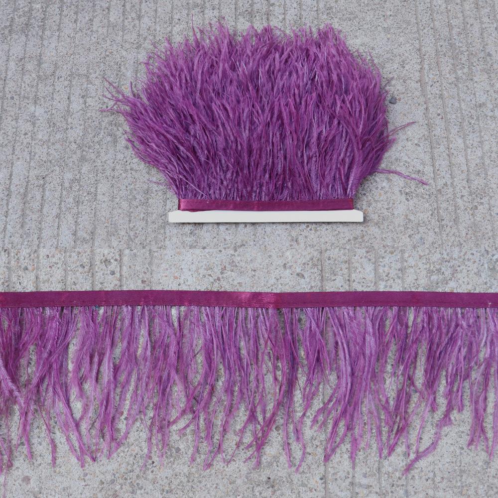 Thickened Encryption Ostrich Hair Cloth Edge 10-15Cm Feather Clothing Skirt Accessories