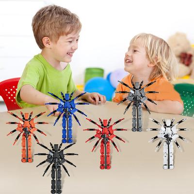 Spinnenroboter-Actionfigur mit Zubehör, bewegliche Gelenke, 3D-gedrucktes Modell, Spielzeug, artikulierte Dummy-Figur, Dekoration für Zuhause und Büro, Ornament