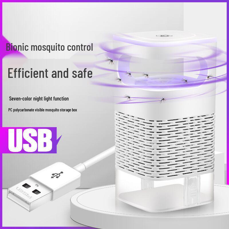 Photocatalytic USB Mosquito Killer Lamp: Night Light & Bionic Mosquito Trap