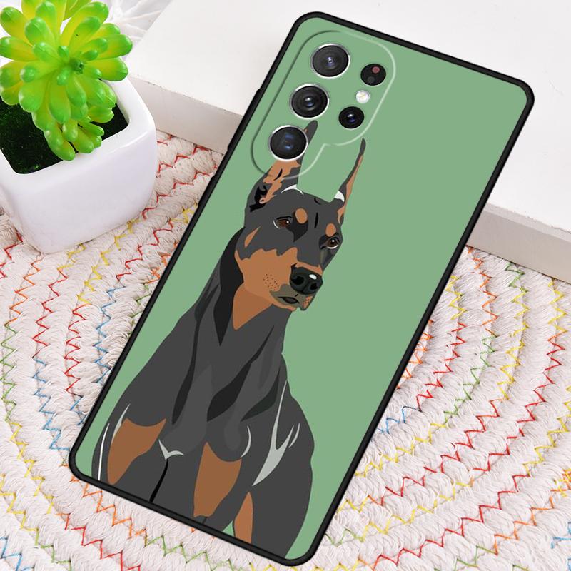 Animal Doberman Dog Phone Case for Samsung Galaxy Note 10 Pro S26 Ultra S23 S24 FE S25 S21 S22 PLUS Shockproof Cove