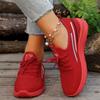 2025 Front Lace-up Women's Vulcanize Shoes New Mesh Soft Bottom Outdoor Slip-Resistant Casual Comfortable Casual Shoes