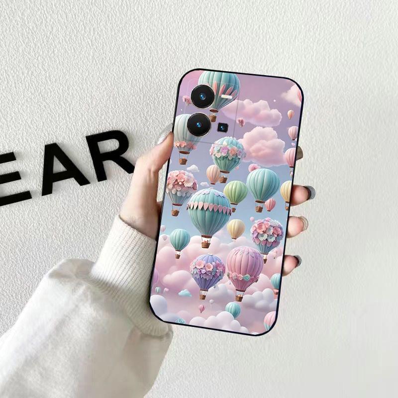 

Чехол с воздушным шаром, облаком, радужной звездой и цветком для VIVO Y53S Y33S Y01 Y22S Y31 Y21 Y70 Y21S Y72 V21 V2023 V21E V20 SE iQOO Z8x X100 Pro VIVO V21 4G