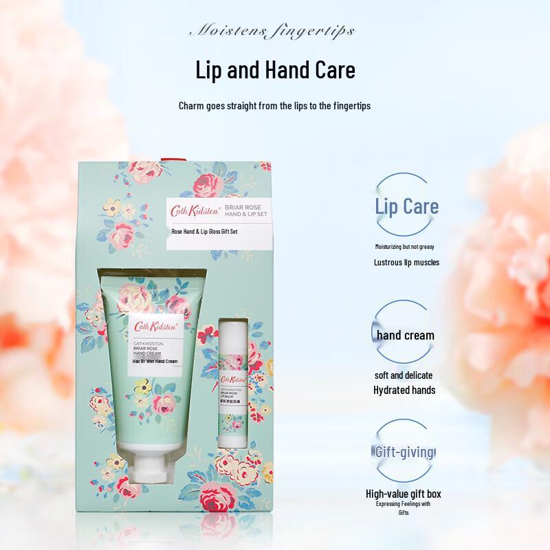 CATH KIDSTON Rose Hand & Lip Balm Gift Set