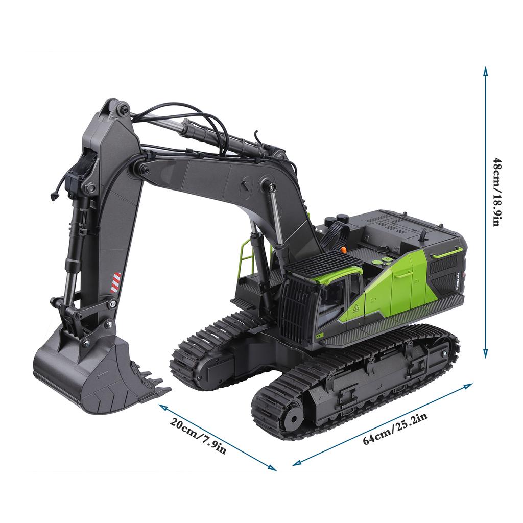 1:14 RC Engineering Van 22?Kanal Fernbedienung Simulierter Bagger Metall Spielzeug Modellauto