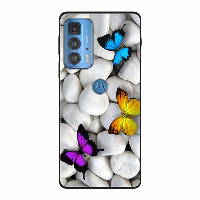 Dla Motorola Moto Edge 20 Pro Lite 5G Case odporny na wstrząsy miękki silikon TPU tylna pokrywa dla Moto Edge20 Fusion Pro etui na telefony śliczne