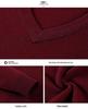 Men's V-Neck 100% Cashmere Sweater - Luxurious, Warm & Thick Knit for Autumn/Winter