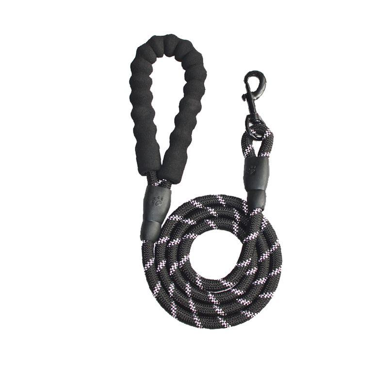 

Dog Hand Holding Rope Vest-Style Chest Strap Dog Chain Jarre Aero Bull Pug Dog Small and Medium-Sized Dogs Dog Rope Pet Supplies S (for Bust size 44-53) 1.5 m black round rope